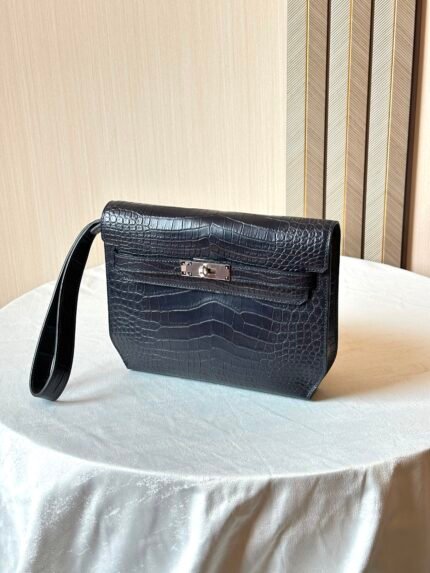 Hermes Kelly Depeche 25 – Crocodile